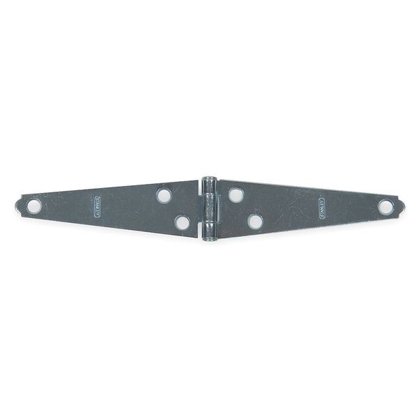 1 1/4 in W x 4 in H zinc plated Strap Hinge