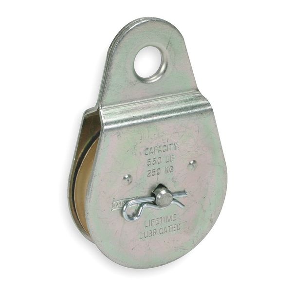 Fixed Eye Pully, Chrome