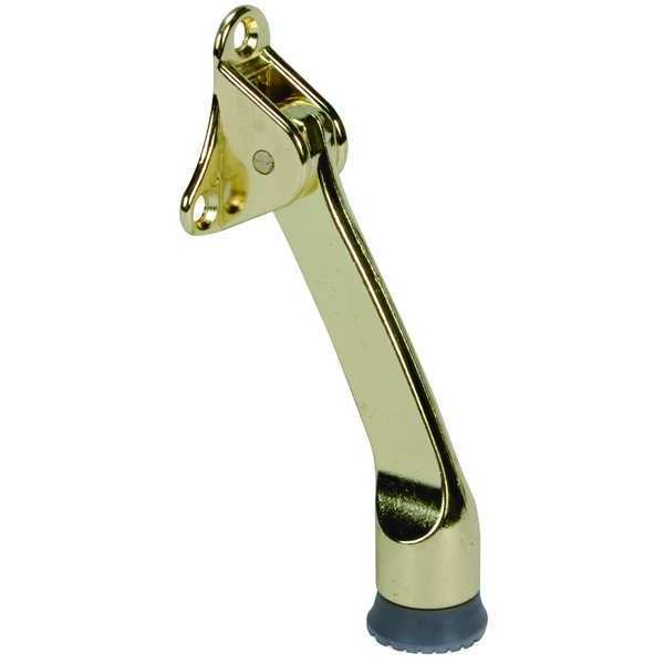 Lever Door Holder, Brass, Yellow, 1-5/8
