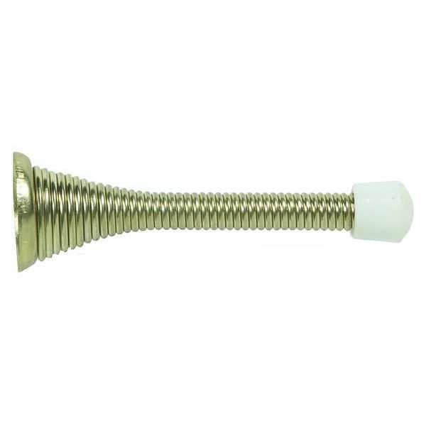 Spring Door Stop, Steel, 15/16