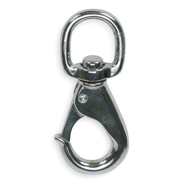 Snap Bolt, Swivel Eye, Steel, 3-3/8 In H