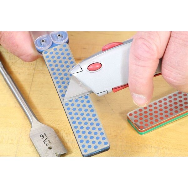 Dbl Sided Sharpening Stone, 45/60 Micron