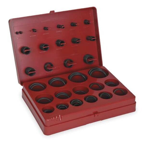O-Ring Assortment, Viton, 180 Pcs, 30 Szs