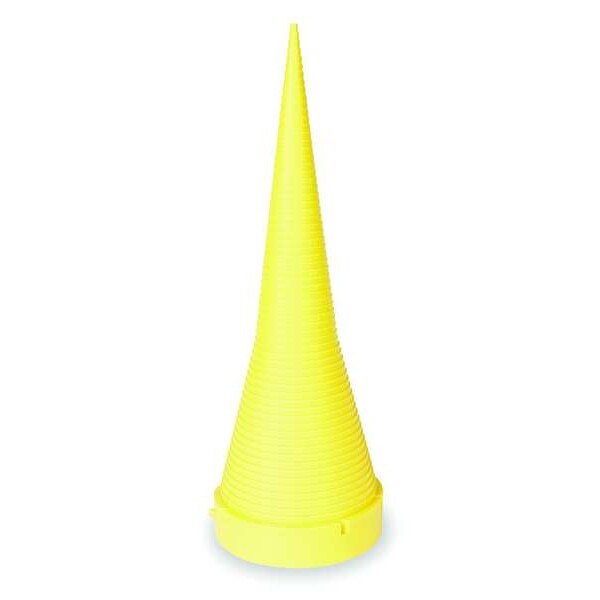 Measuring Cone, 17 1/2 In Tall, Yellow