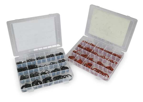 O-Ring Assortment, Silicone & EPDM, 584Pcs