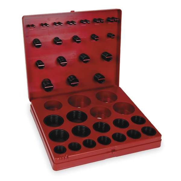 O-Ring Assortment, Viton, 461 Pcs, 33 Sizes