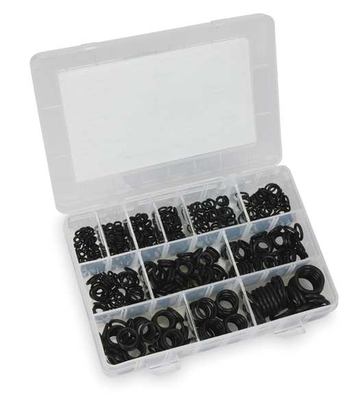 O-Ring Assortment, Viton, 550 Pcs, 12 Sizes