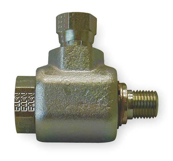Swivel Joint, 1/4 In, Zinc Plated Steel