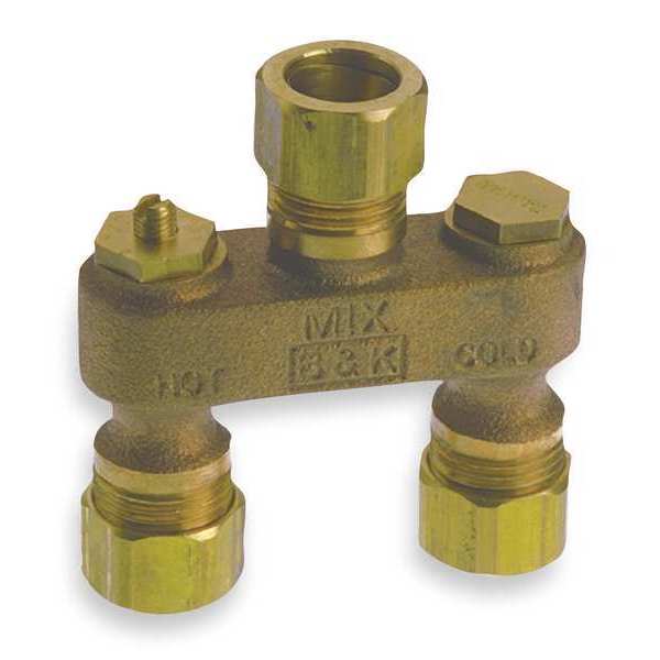 Anti Sweat Toilet Valve, 1/2 In, Brass