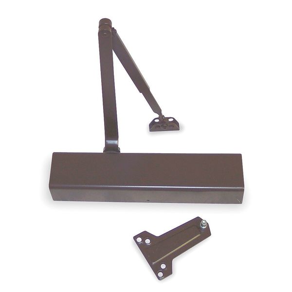 Manual Hydraulic Norton 8000 Door Closer Heavy Duty Interior and Exterior, Dark Bronze