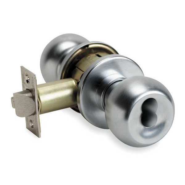 Knob Lockset, Mechanical, Storeroom, Grd. 1