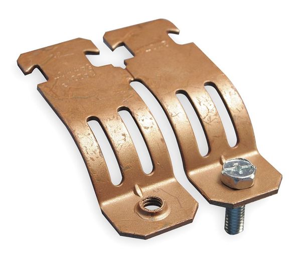 Copper Tubing Strut Clamp, Size 1/2 In