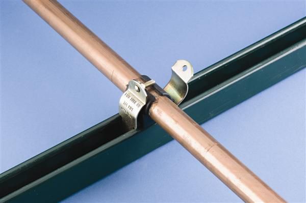 Strut Clamp, 1/2 In.Tube or 3/8 In.Pipe