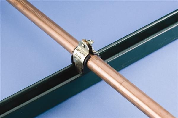 Strut Clamp, 1/2 In.Tube or 3/8 In.Pipe