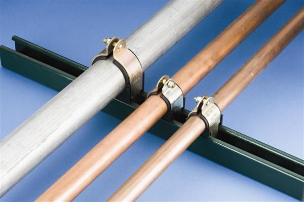 Strut Clamp, 1/2 In.Tube or 3/8 In.Pipe