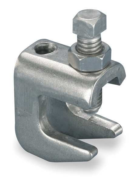 Beam Clamp, 3/8 In Rod Size, 304 SS