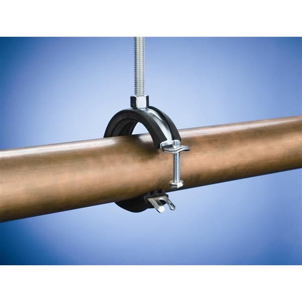 EZ-Riser Cushioned Pipe Clamp, Pipe Size 1-1/4 In