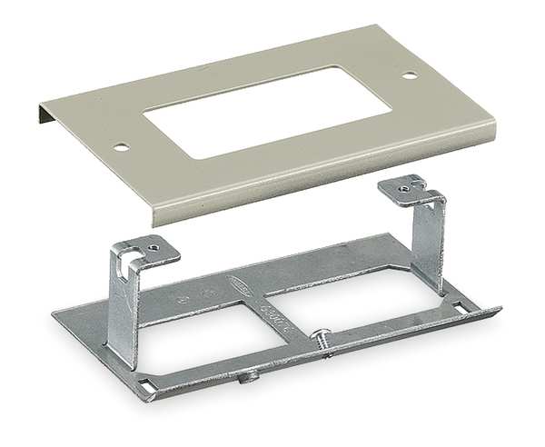 Single Receptacle Cover, Gray