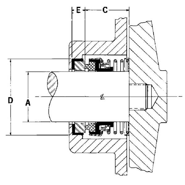 Seal, Pump Shaft, 7/8 In