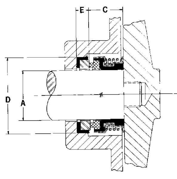Seal, Pump Shaft, 3/4 In
