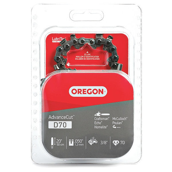 Saw Chain, 20 In., .050 In., 3/8 In. Pitch