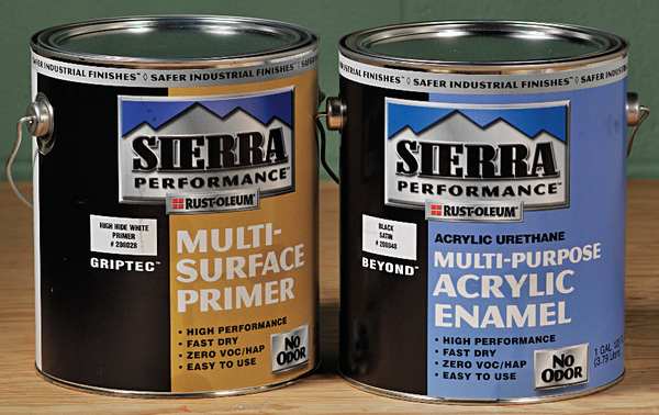 Interior/Exterior Paint, Glossy, Water Base, Safety Blue, 1 gal