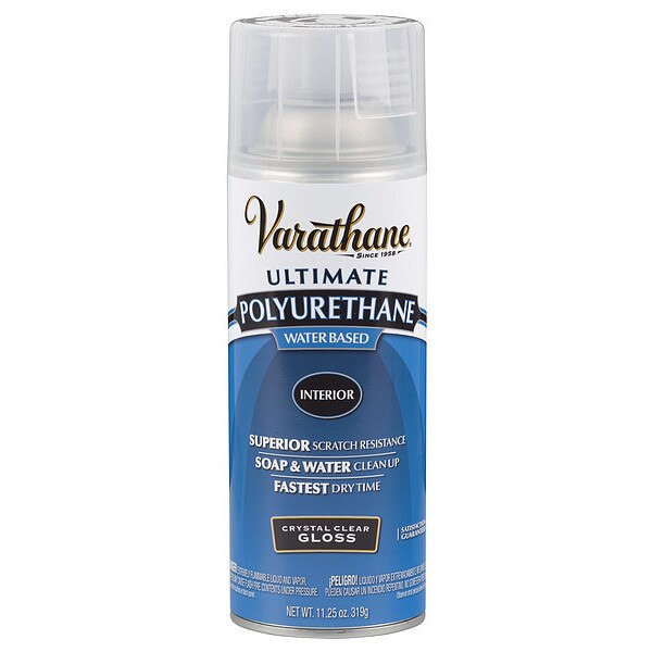 Polyurethane Spray, Clear, 11.25 oz.