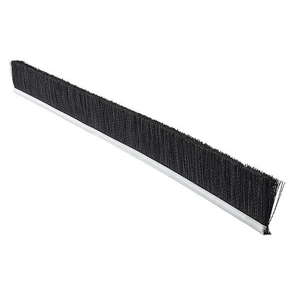 Strip Brush, 72 In L, Overall Trim 1 In