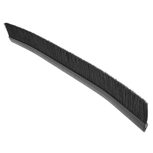 Stapled Set Strip Brush, PVC, Length 72 In