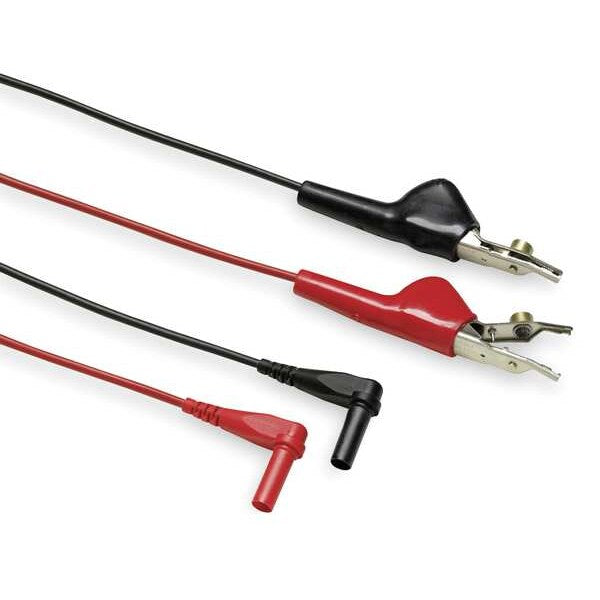 Test Leads, 60 In. L, Black/Red, 30VAC, PR