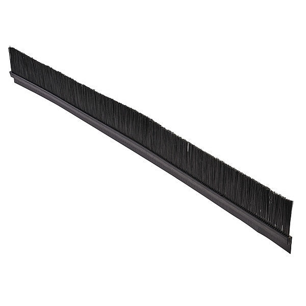 Stapled Set Strip Brush, PVC, Length 72 In