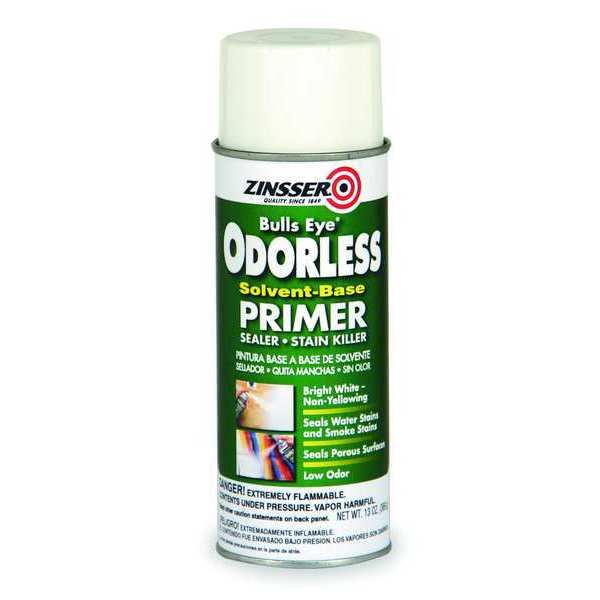 Spray Primer, White, Flat Finish, 13 oz