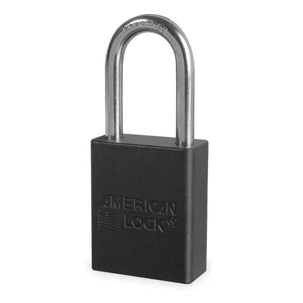 Lockout Padlock, KA, Black, 1-7/8