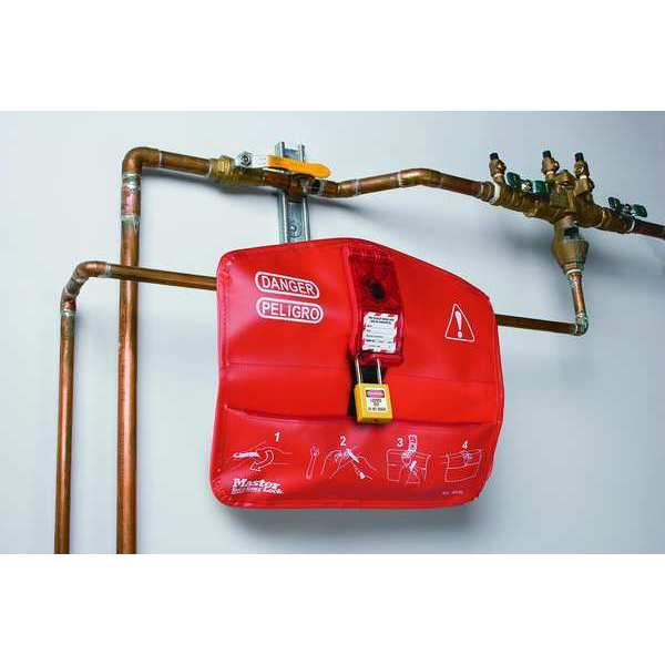 Ball Valve Lockout, Fits Sz 3/8 to 4 In