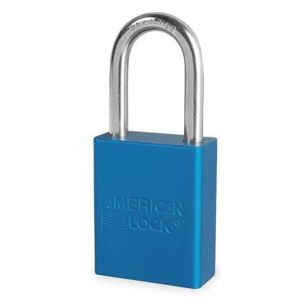 Lockout Padlock, KA, Blue, 1-7/8