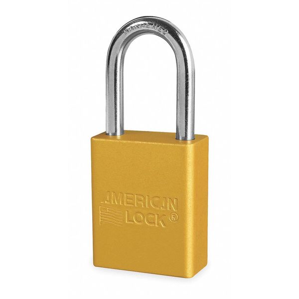 Lockout Padlock, KA, Yellow, 1-7/8
