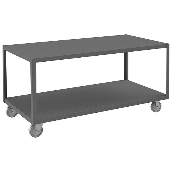 High Deck Portable Table, 2 Shelves