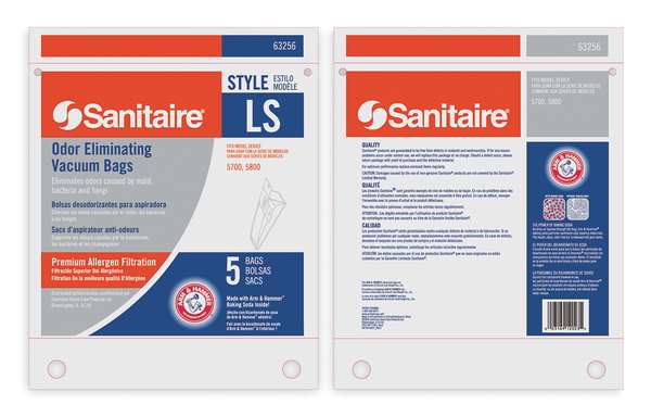 Disposable Vacuum Bag, LS, PK5