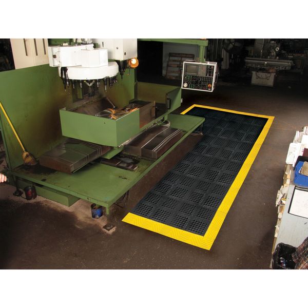 Interlocking Drainage Mat, 3 ft 6 in W x 6 Ft L, 1 In Thick