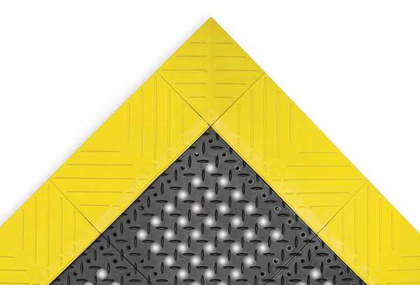 Interlocking Drainage Mat, 3 ft 6 in W x 6 Ft L, 1 In Thick