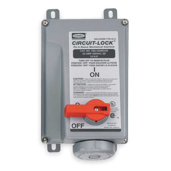 Mechanical Interlock, Pin And Sleeve, 10HP