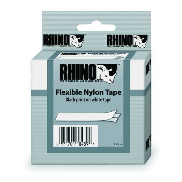 Rhinoâ¢ Label Cartridge, 18 ft. L, Black/White