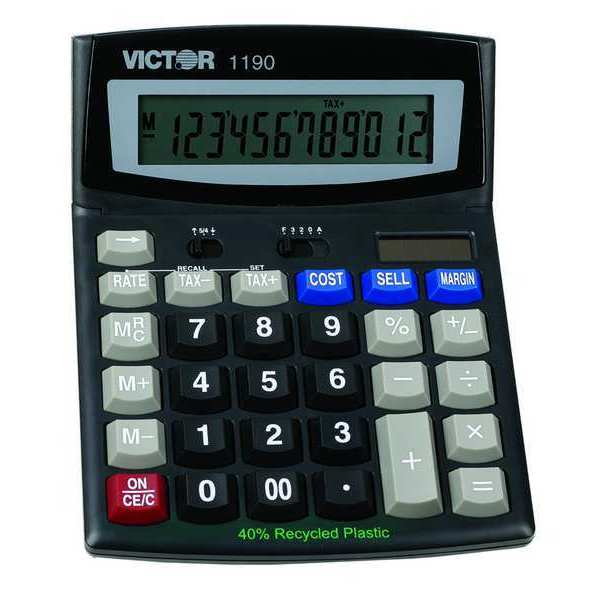 Finance Portable Calculator, LCD, 12 Digit