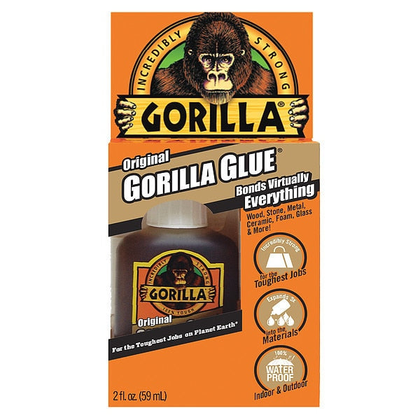 All Purpose Glue, Tan, 24 hr Full Cure, 2 oz, Bottle