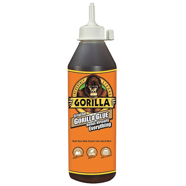 All Purpose Glue, Tan, 24 hr Full Cure, 18 oz, Bottle