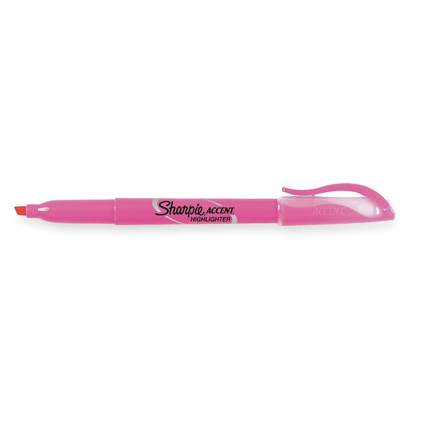 Highlighter, Chisel Tip Fluorescent Pink PK12