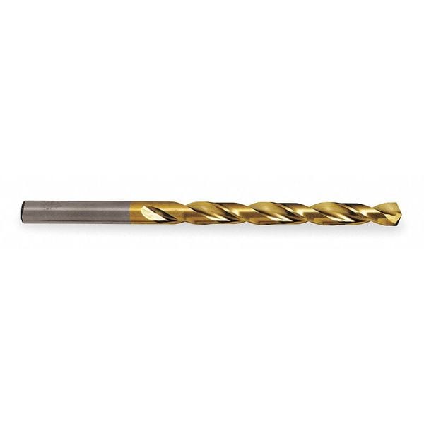 135Â° Heavy-Duty Parabolic Jobber Length Drill Cle-Line 1872-TN TiN HSS RHS/RHC 11/32
