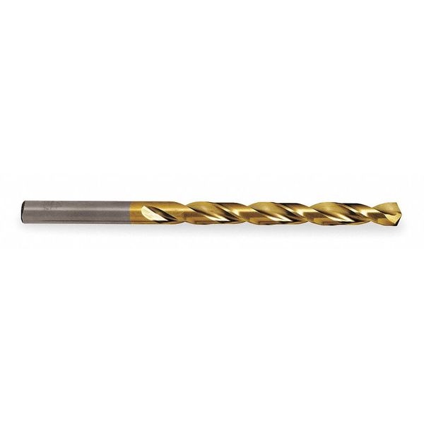 135Â° Heavy-Duty Parabolic Jobber Length Drill Cle-Line 1872-TN TiN HSS RHS/RHC 9/32