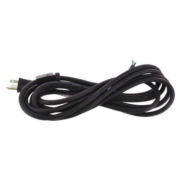 Power Cord, 5-15P, SJO, 6 ft., Blk, 13A, 16/3
