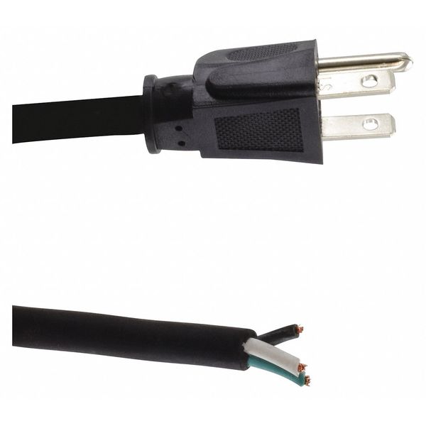 Power Cord, 5-15P, SJO, 6 ft., Blk, 13A, 16/3
